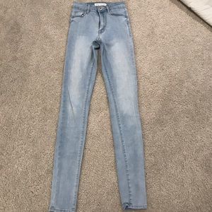 Bullhead super high rise skinniest jean